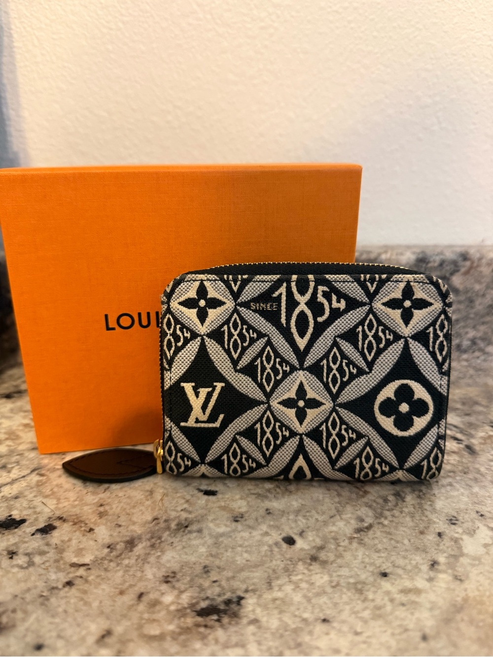 Louis Vuitton Limited Edition Jacquard 1854 Zippy Coin Purse